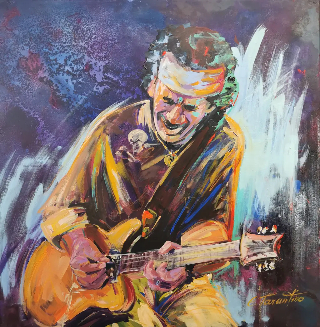Porträt von Carlos Santana